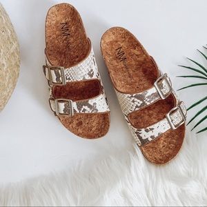 Neiman Marcus Animal Print Slides